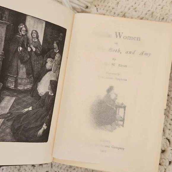 Rare 1913 Little Women by Louisa May Alcott Little Brown and Co Art - Picture 5 of 11